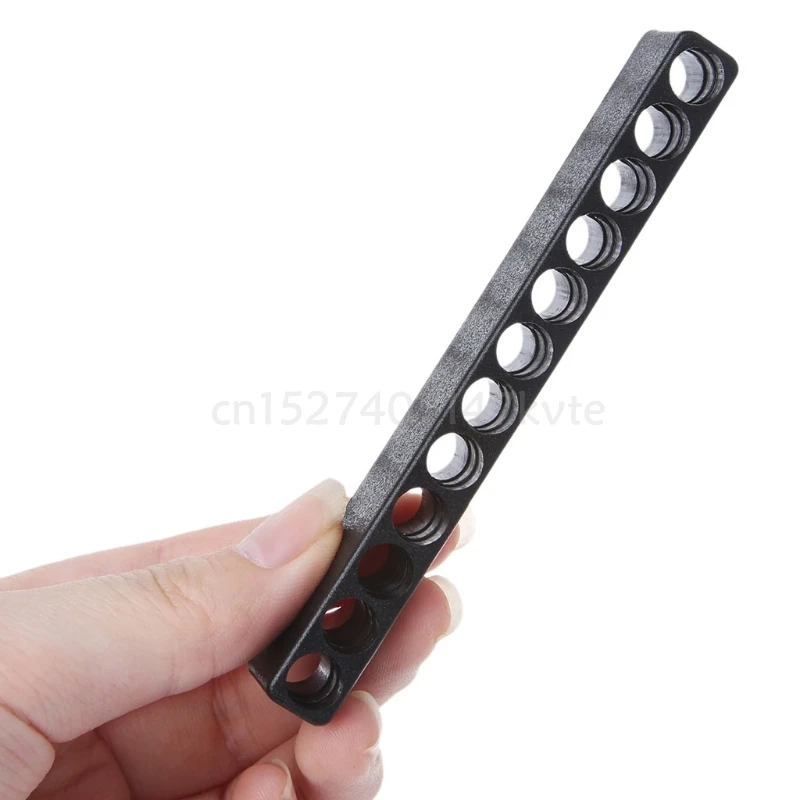 Screwdriver Hole 10/12 Holes Hex Shank Bit Holder Plastic Head Storage Case Tool OOTDTY tool chest