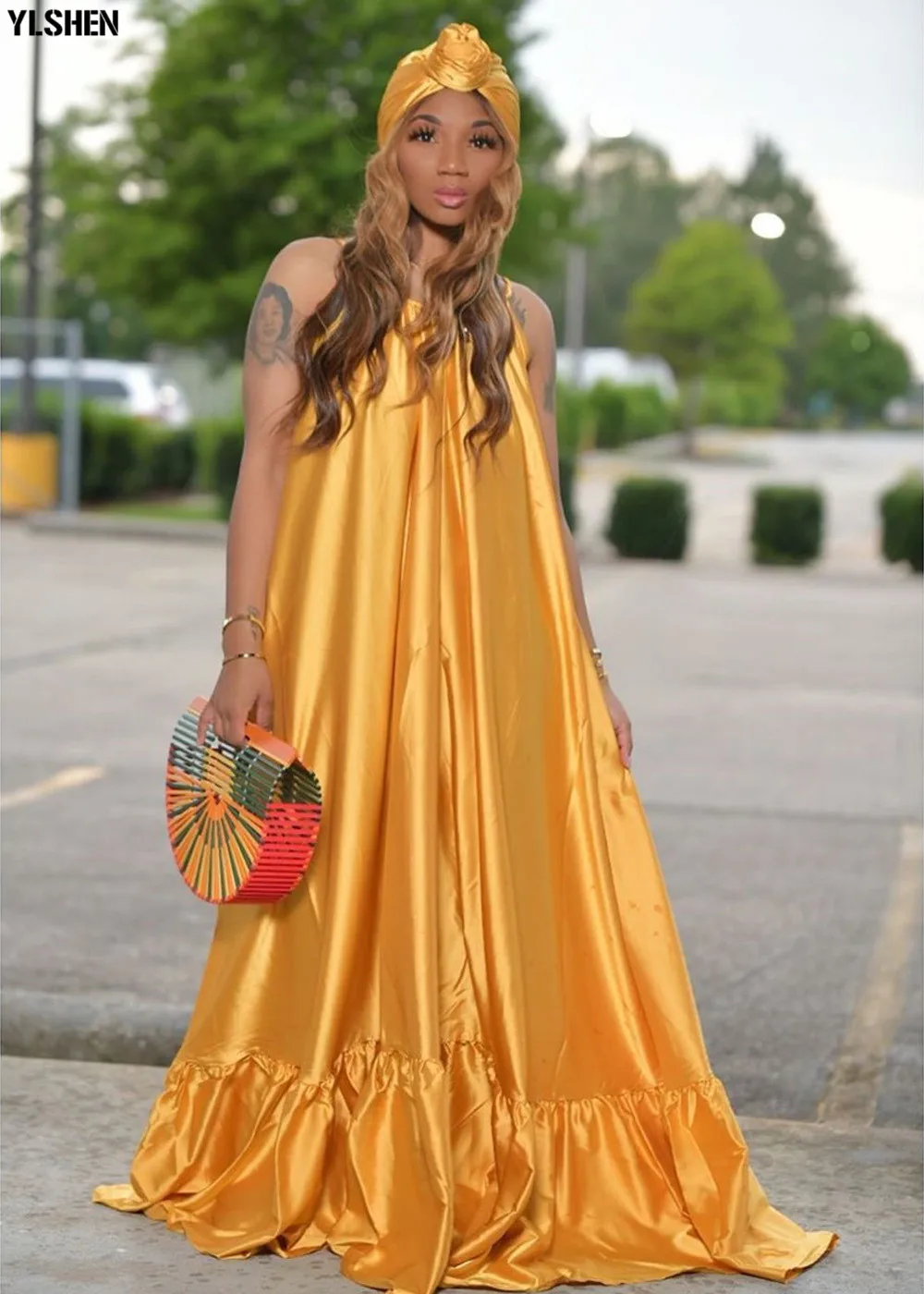 3 Colors Long Maxi Dress African Dresses for Women New Dashiki Plus Size African Dress Ankara Traditional Robe Africaine Clothes 05