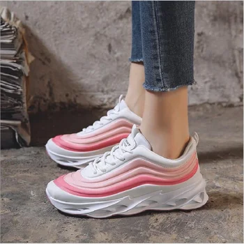 

Explosion style INS fashion casual sports women's shoes knife bottom Korean version of the trend of wild