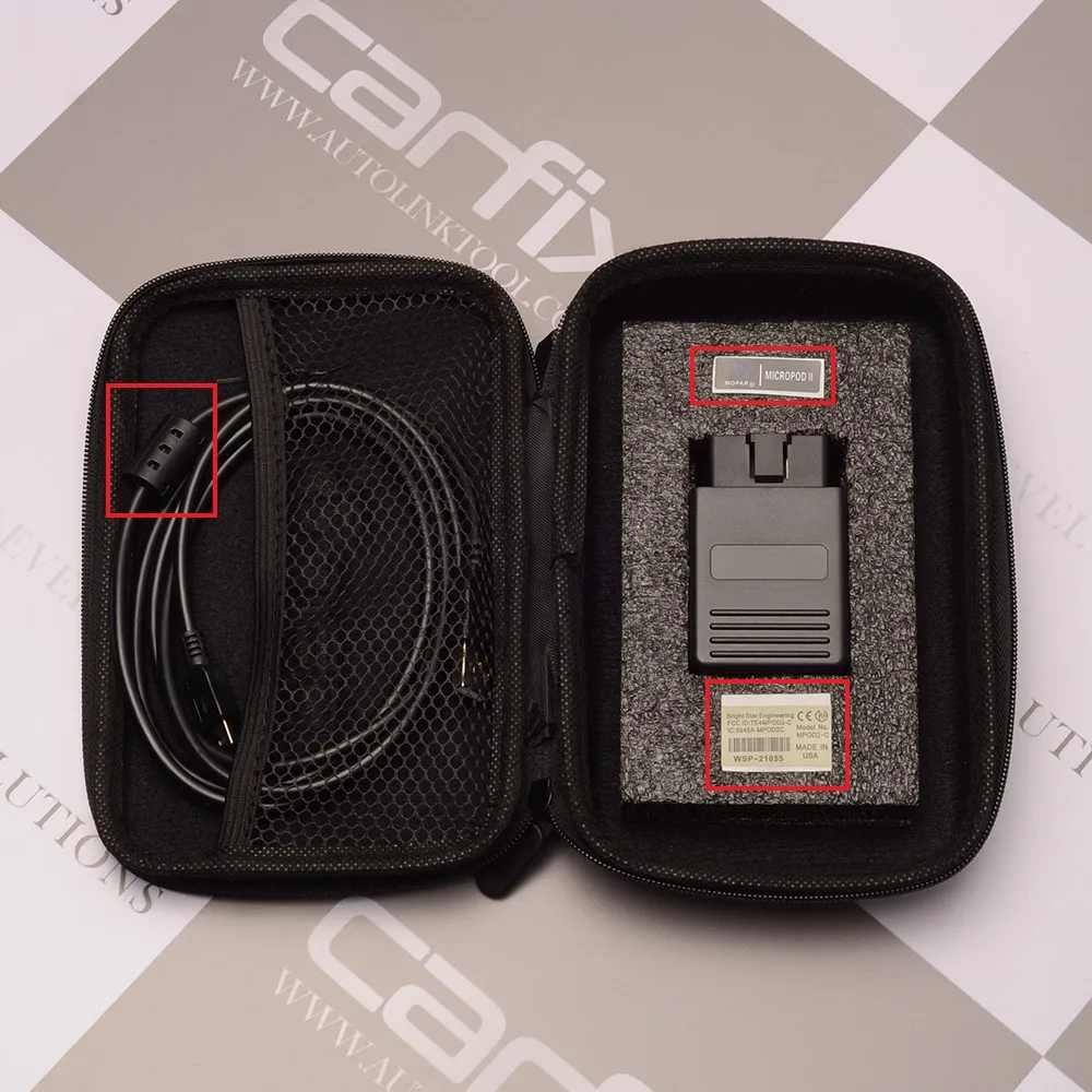 Carfix WeTech MicroPod II Micropod2 диагностическая онлайн версия для Chry $ ler FCA wi 17.04.27|tool change|tool