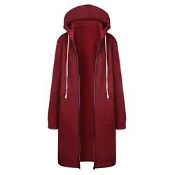 Модная женская осенне-зимняя одежда, Флисовая теплая куртка, пальто на молнии с воротником, повседневная одежда, пальто, топы, Женское