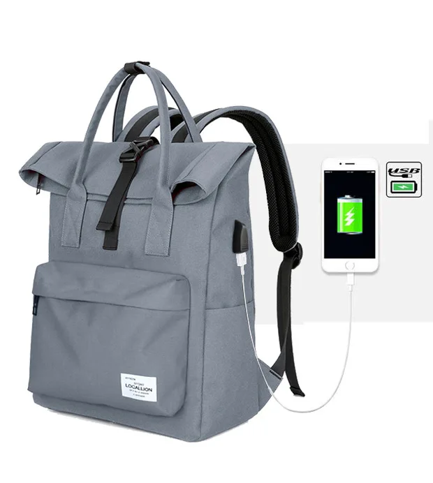 

Multi-functional Extraposition USB Charging Backpack Casual Outdoor Sports Backpack Laptop Computer Bag Customizable Logo