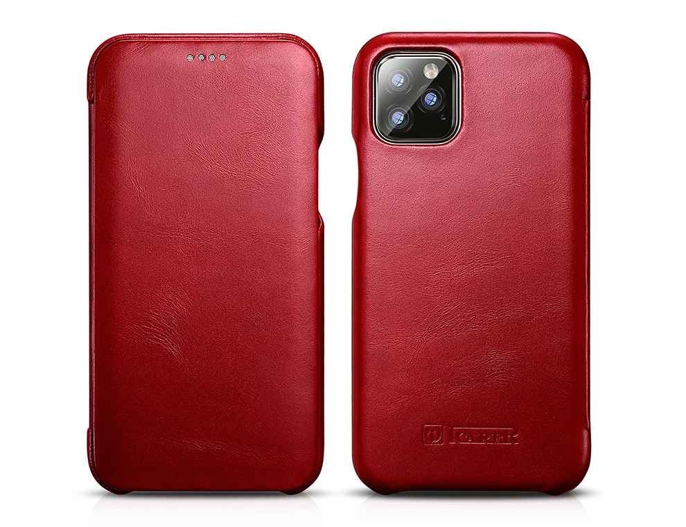 ICARER чехол из натуральной кожи для iPhone 11/Pro/Max роскошный флип-чехол для Apple iPhone 11 Pro Max чехол s