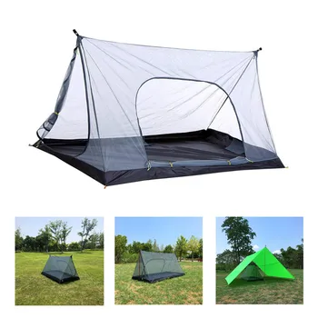 

1-2 PERSON OUTDOOR CAMPING TENT ULTRALIGHT SUMMER ANTI MOSQUITO MESH TENT MOSQUITO INSECT REPELLENT NET TENT BEACH MESH TENTS