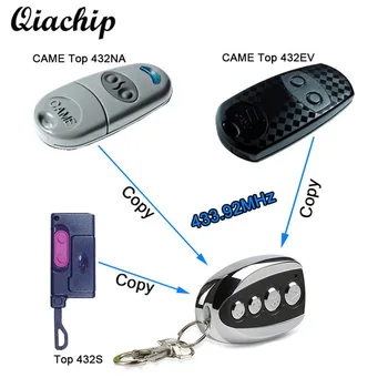 

QIACHIP 433mhz DC 12V 4 CH Button RF Wireless Copy Code Duplicator For Garage Door Opener Clone Key Fob Remote Control Switch
