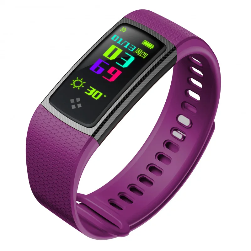 

Smart New Style Blood Pressure Heart Rate Blood Oxygen Bluetooth Step Count Smart Wearable Sports Couples Bracelet Electronic Wa