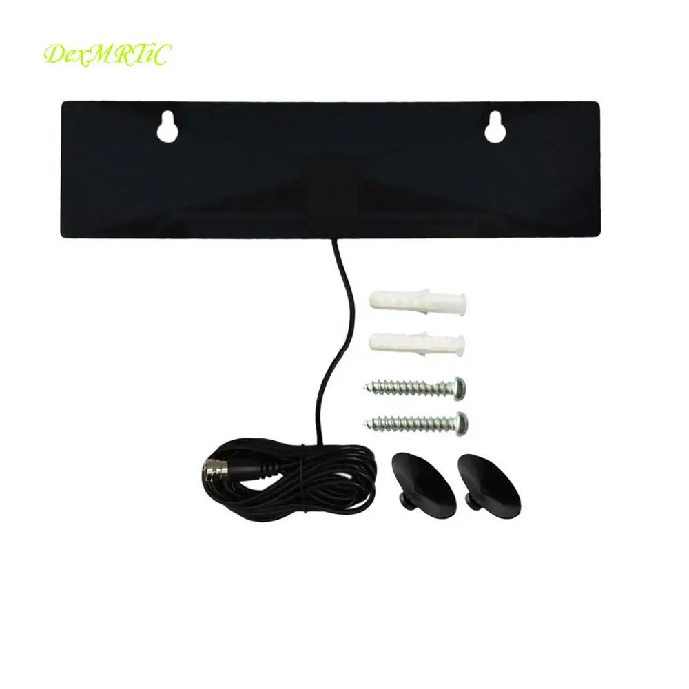 1PC UHF 470-862 MHZ HD Digital TV Antenna F Male Plug Connector Stick Mounting Flat Antenna