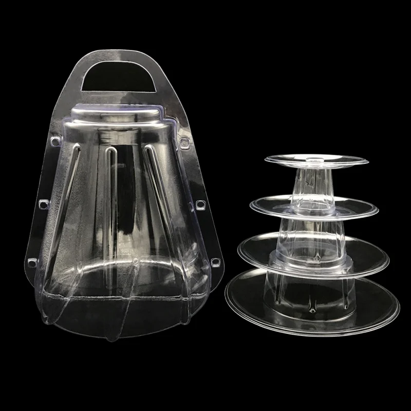 4/6 Layer Macarons Display Tower Cupcake Tower Rack Holder Cake Stand Birthday Party Wedding Decoration Tools