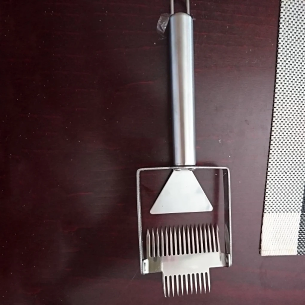 Honey Fork Scraper Beekeepers Apiculture Uncapping Fork Bee Hive Honey Stainless Steel Beekeeping SuppliesHarvesting Tool