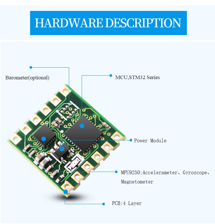 WT901B 10 оси AHRS сенсор 3 оси акселерометр+ гироскоп+ Угол+ магнитометр+ барометр MPU9250 модуль для ПК/Android/MCU
