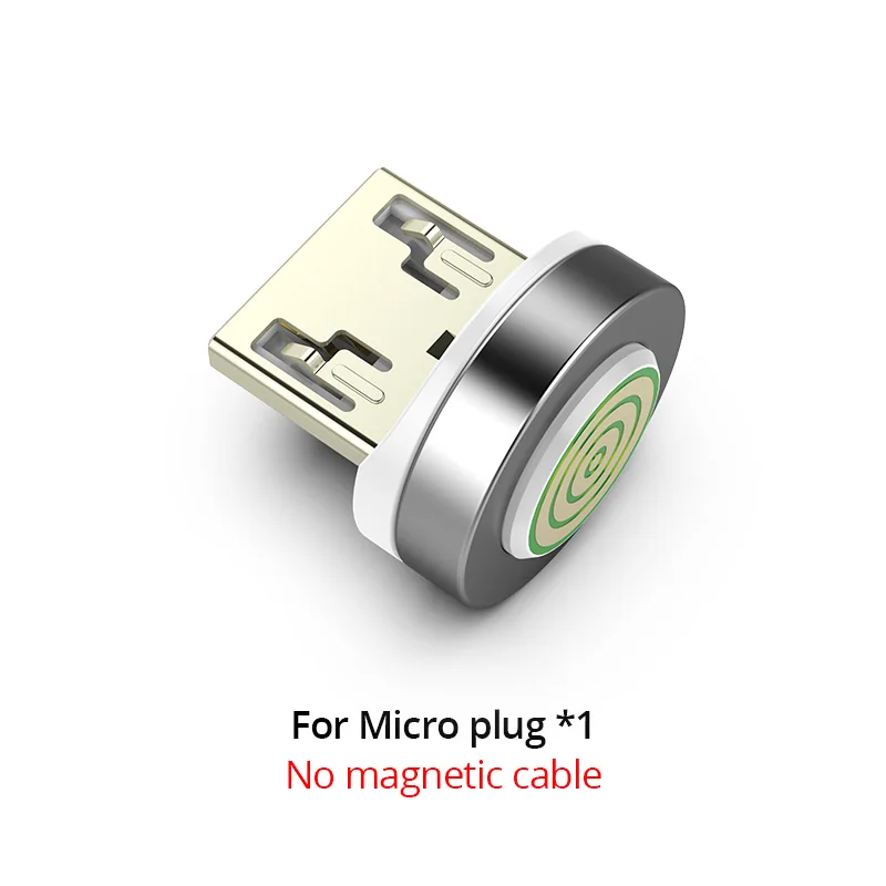 PZOZ Магнитный кабель USB C Micro usb type C Быстрая зарядка 90 градусов Micro usb type-C магнитное зарядное устройство для iPhone 11 Pro X Xs MAX XR - Цвет: For Micro Plug