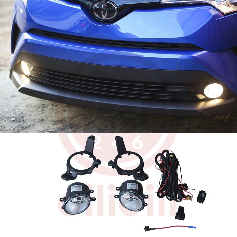 Комплект противотумансветильник фар ORM для toyota US CHR c hr C HR 2018 2019|Фара авто в сборе| |