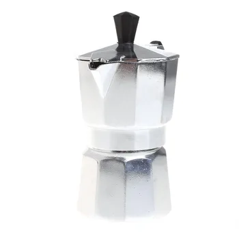 

Moka Coffee Pot Espresso Maker Aluminum Stovetop Durable For Home Office Kitchen JS23