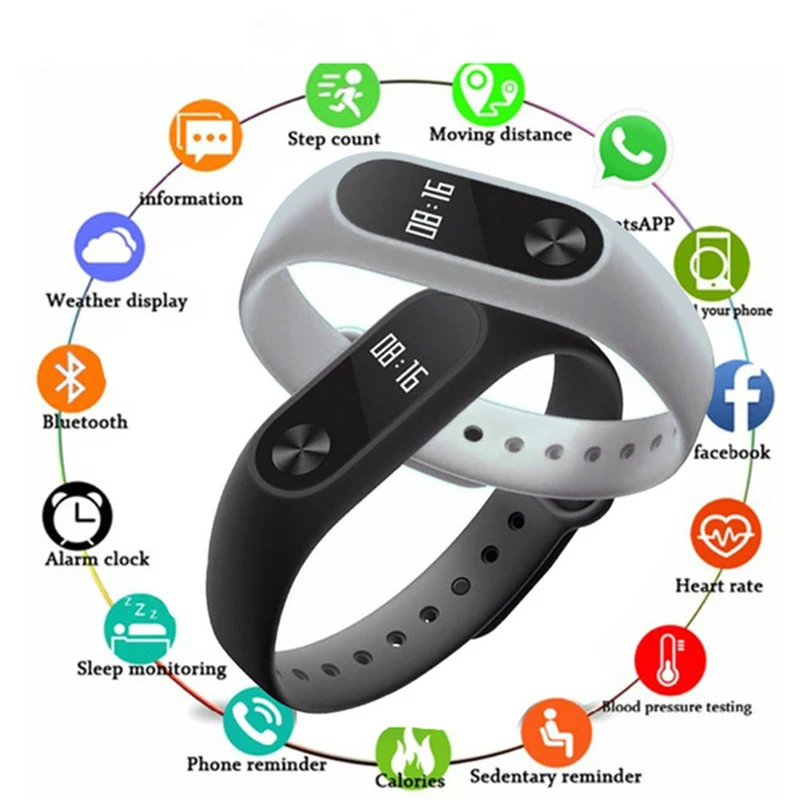 

Sport Bracelet Smart Watch Women Men For Android IOS Smartwatch Fitness Tracker Electronics Smart Clock Smartwach M2 Smart-watch
