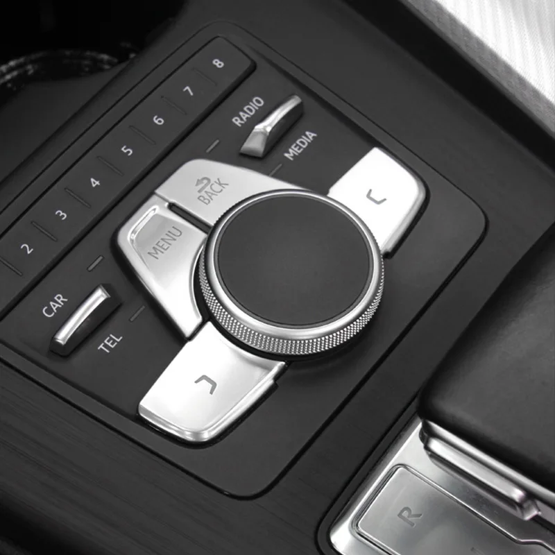 Автомобильные аксессуары для интерьера автомобиля яркий патч для 17-18 Audi A4L центральный контроль наклейки для кнопок Кнопка разблокировки двери патч