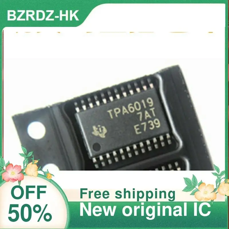

5PCS TPA6019A4PWPR HTSSOP-24 TPA6019 New original IC Audio amplifier