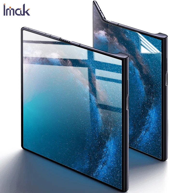 Imak Чувствительная прозрачная Гидрогелевая тонкая пленка для Huawei Mate X 5G 3D полное