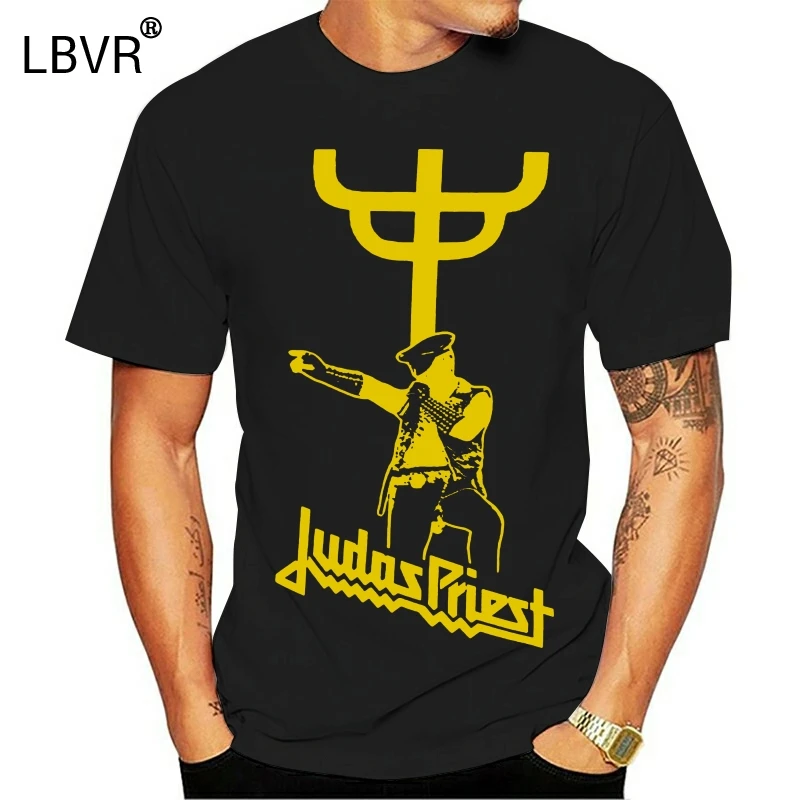 Футболка с логотипом Judas священного группы Роба халфорда | Мужская одежда