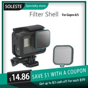 

SOLESTE Polarizer for GoPro hero7/6/5 sports camera accessories CPL polarizer outdoor filter filters lens dropship