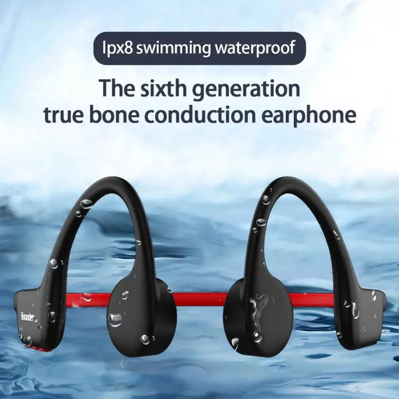 X6 Bone Conduction Headphones True Wireless Not In ear Headset 16G
