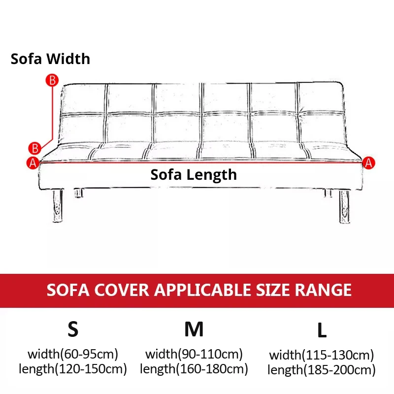sofa bed cover folding sofa covers spandex stretch elastic material double seat cover slipcovers for living room geometric print 2