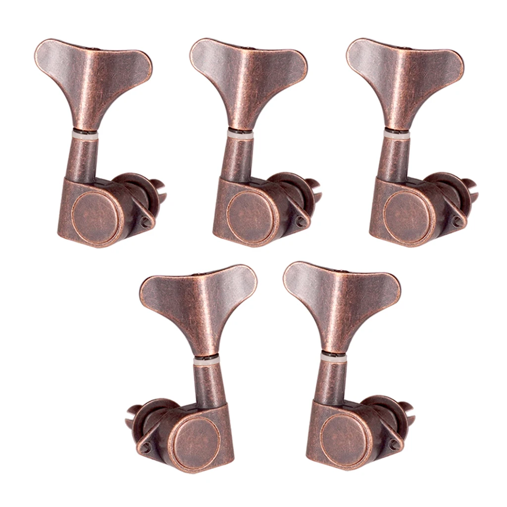 Guitar String Buttons Tuners Acoustic Electric Guitar Parts 1L4R Red Bronze