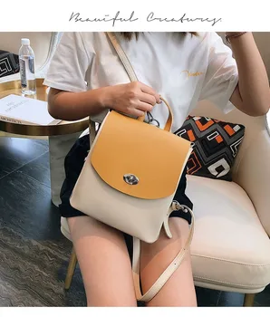 

2020 new women's backpack Korean fashion ladies backpack