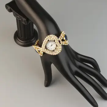 

Women Exquisite Shimmer Crystal Watch Bracelet Fashion wristwatch Jewelry