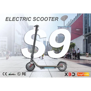 

Smart E-scooter with 8.5In Tires Endurance 45KM Speed of 25km/h Fold Two-wheeled Electric Scooter 18650 Battery Pack Support APP