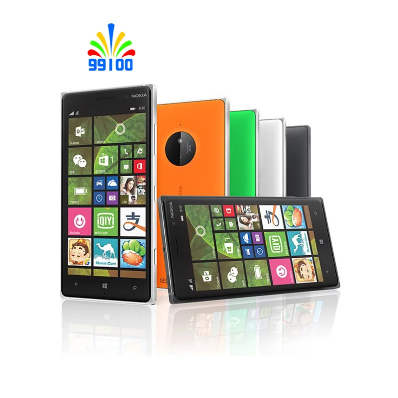 Lumia 830-teléfono móvil Original renovado, smartphone con pantalla de 5 , quad-core, sim única, 1GB + 16GB, cámara de 10MP, Windows