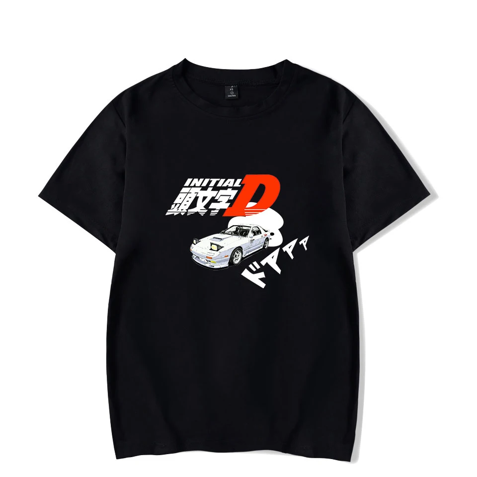 Initial  D 2D New Print Ralgan summer 2019 Hot Sale New Arrival Short Sleeve kid T-shirts Casual Cool and Ventilation K-pops
