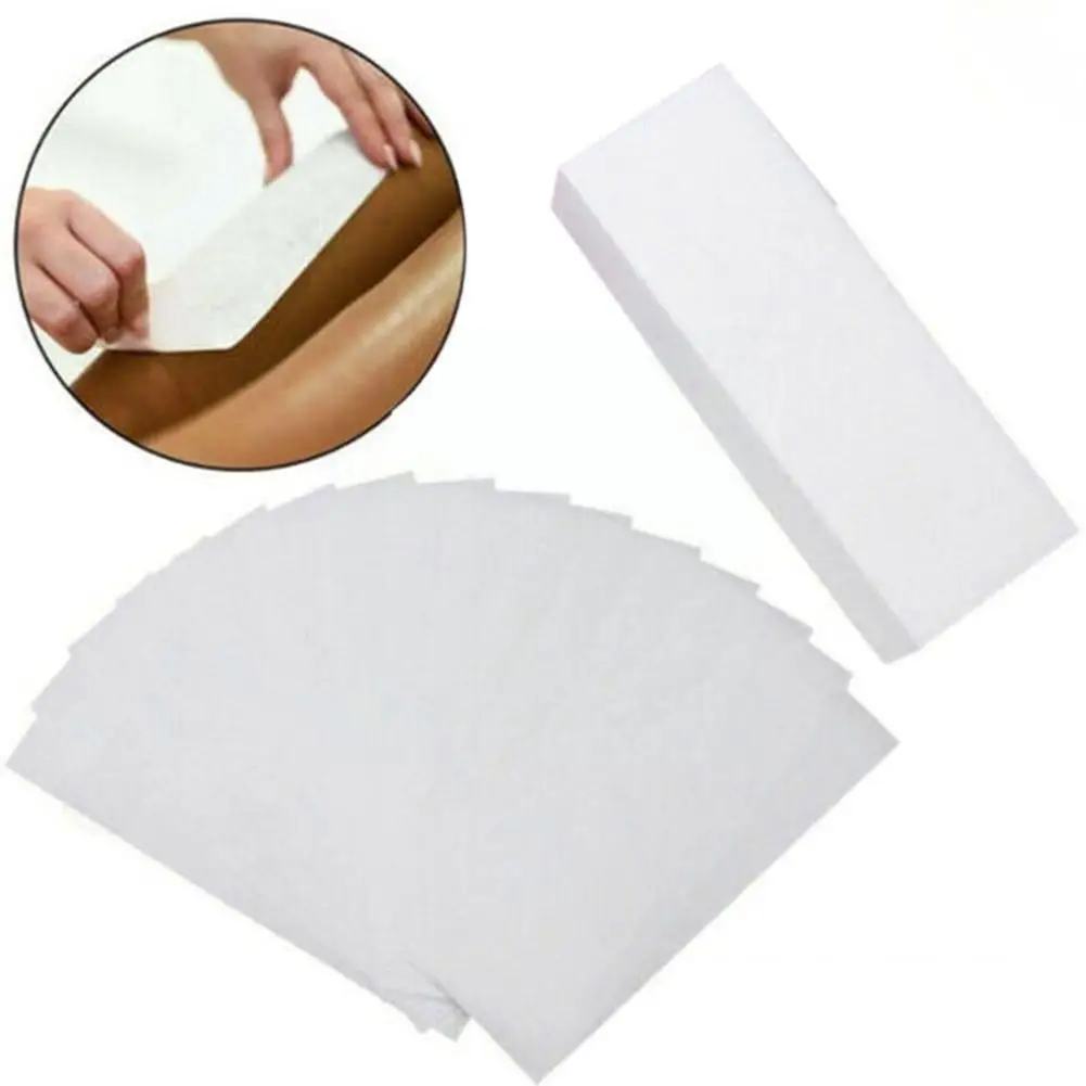 Disposable Hair Removal Wax Strips For Face Body Professional Thickened Non-woven Wax Textured Paper W6T4 5