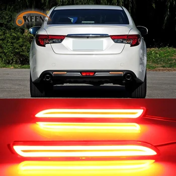 

2Pcs For Toyota Camry Sienna Verso Venza Vellfire Innova For Lexus NX RC Rear Bumper Reflector LED Brake Light Driving lights