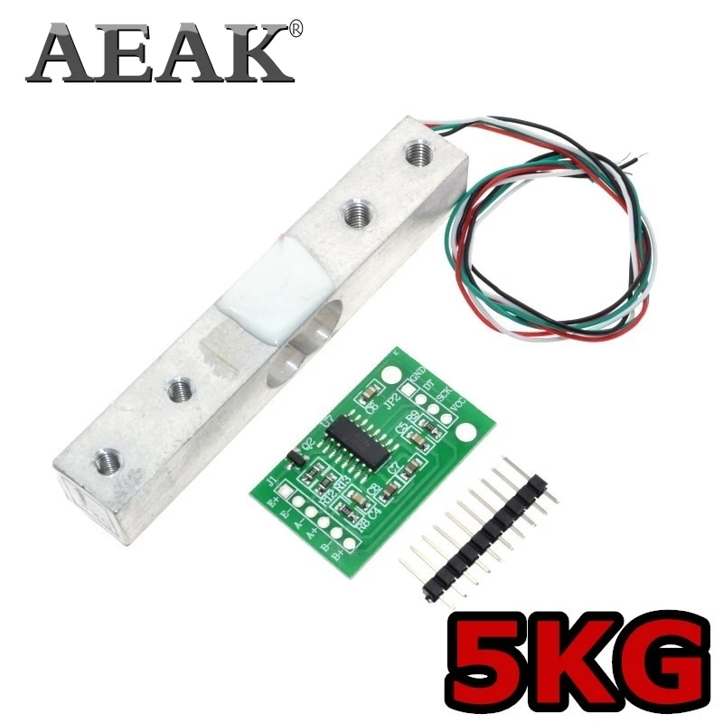 AEAK цифровой датчик веса тензодатчика 5 кг портативные электронные кухонные весы+ HX711 датчик взвешивания s Ad Модуль