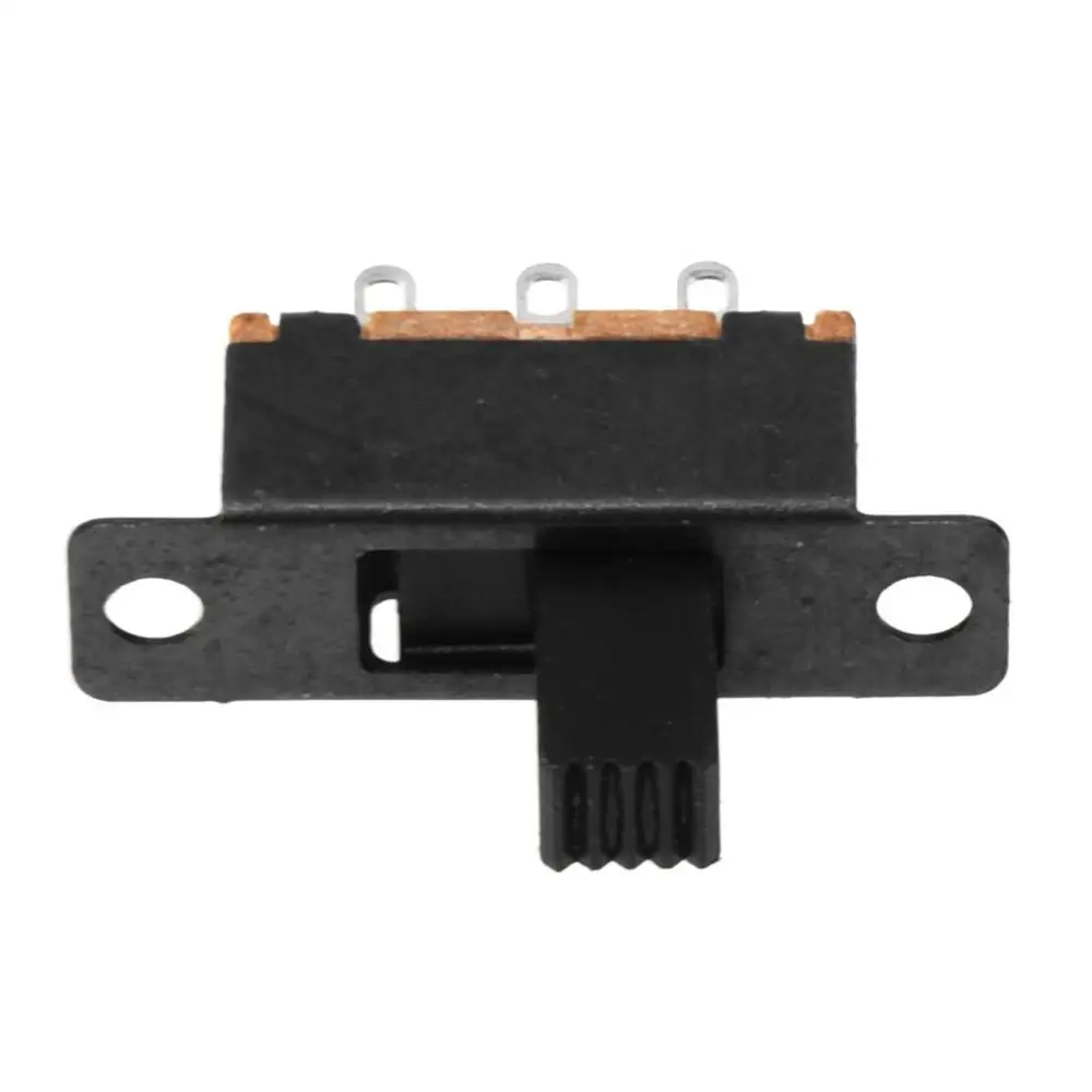 10 x DC 0.5A 50V 3 позиционный 2P2T DPDT переключатель слайдов с креплением на панели