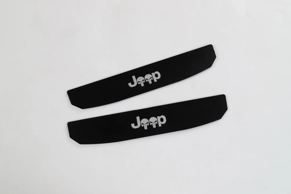 2 doors Sansour автомобиль Nerf баров ходовые доски для Jeep Wrangler JL автомобильный порог Накладка наклейки для Jeep JL Wrangler 2 двери - Название цвета: 2 doors