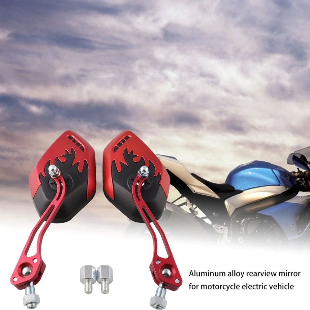 Аксессуары для модификации мотоцикла, Электромобиль, универсальное зеркало заднего вида из алюминиевого сплава, зеркало на руль