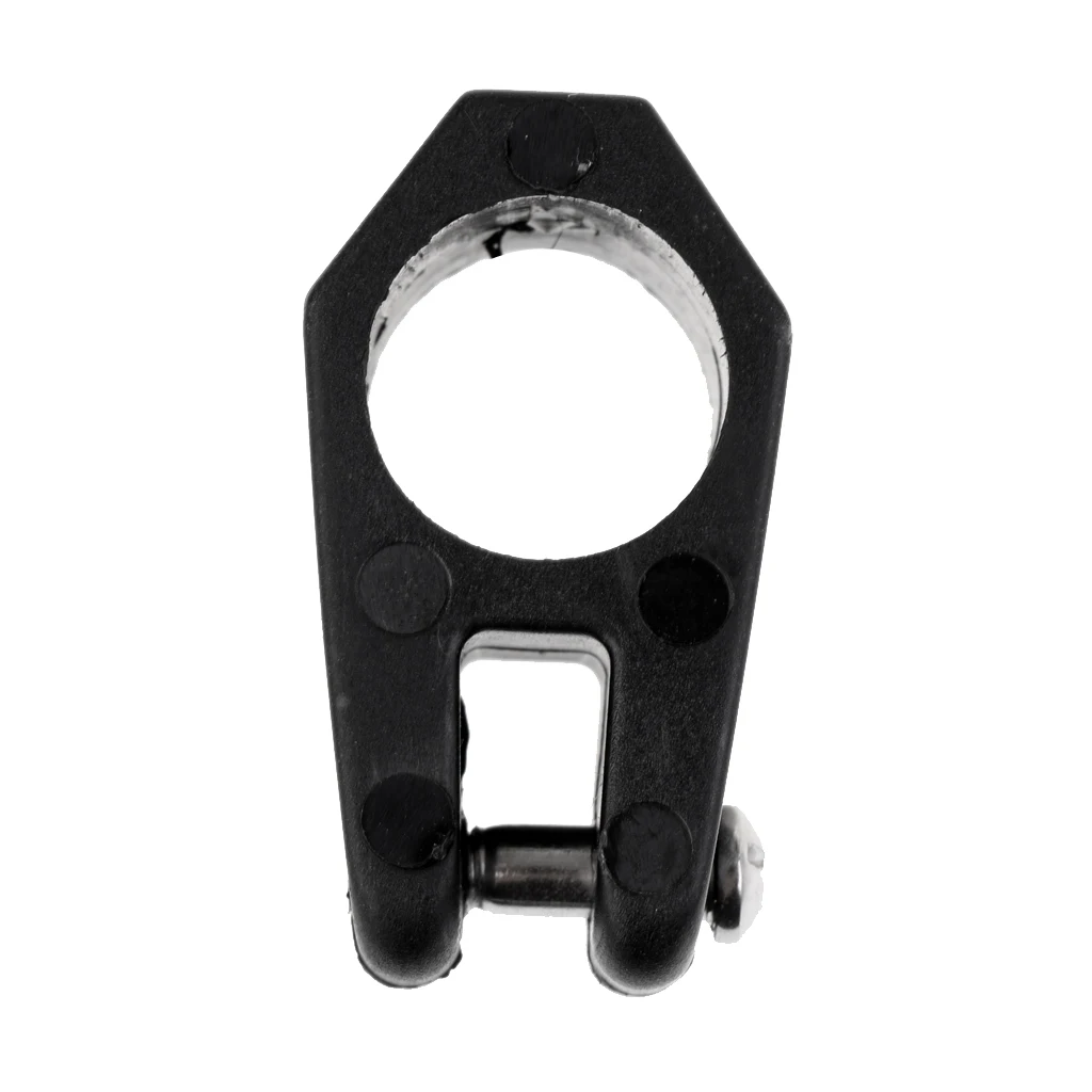Nylon Marine Boat Yacht Pipe Clamp Connector Rail Side Mount Jaw Slide