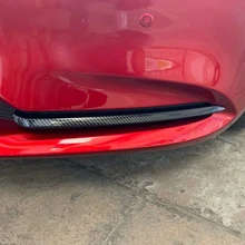 Для Mazda 6 Atenza, внешние аксессуары, АБС-углеродное волокно, передний противотуманный светильник, декоративные полоски для бровей, покрытие для автомобиля