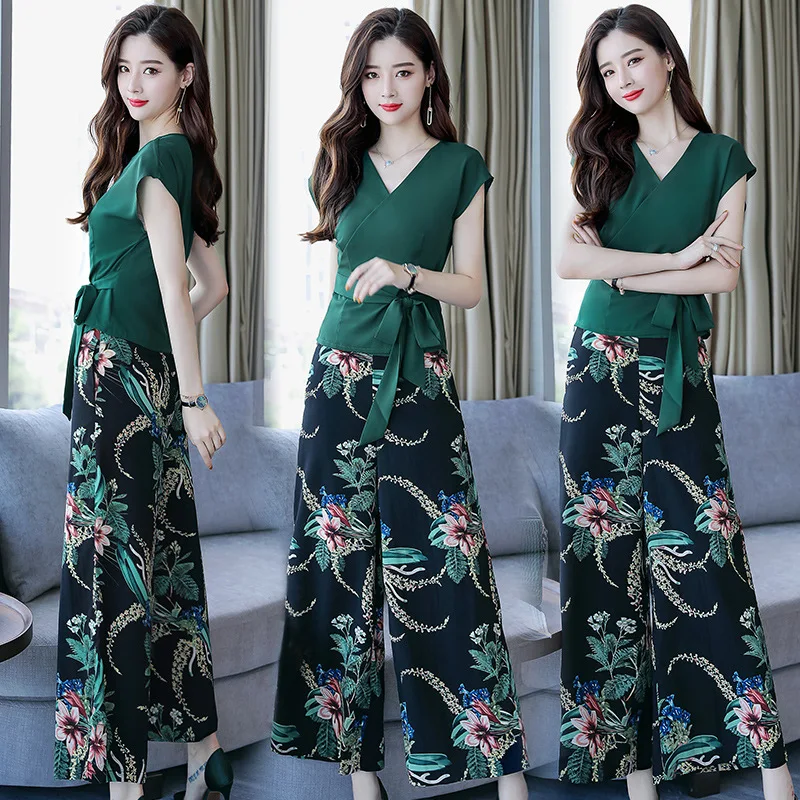 

Set/Suit Skirt 2019 Summer Casual Fashion Elegant Trend Elegant Printed