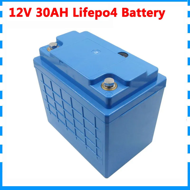 12v 30ah lifepo4 батарея 12 V 350W 12 V 30AH батарея 12 V 30000MAH lifepo4 батарея с 30A BMS таможенная пошлина
