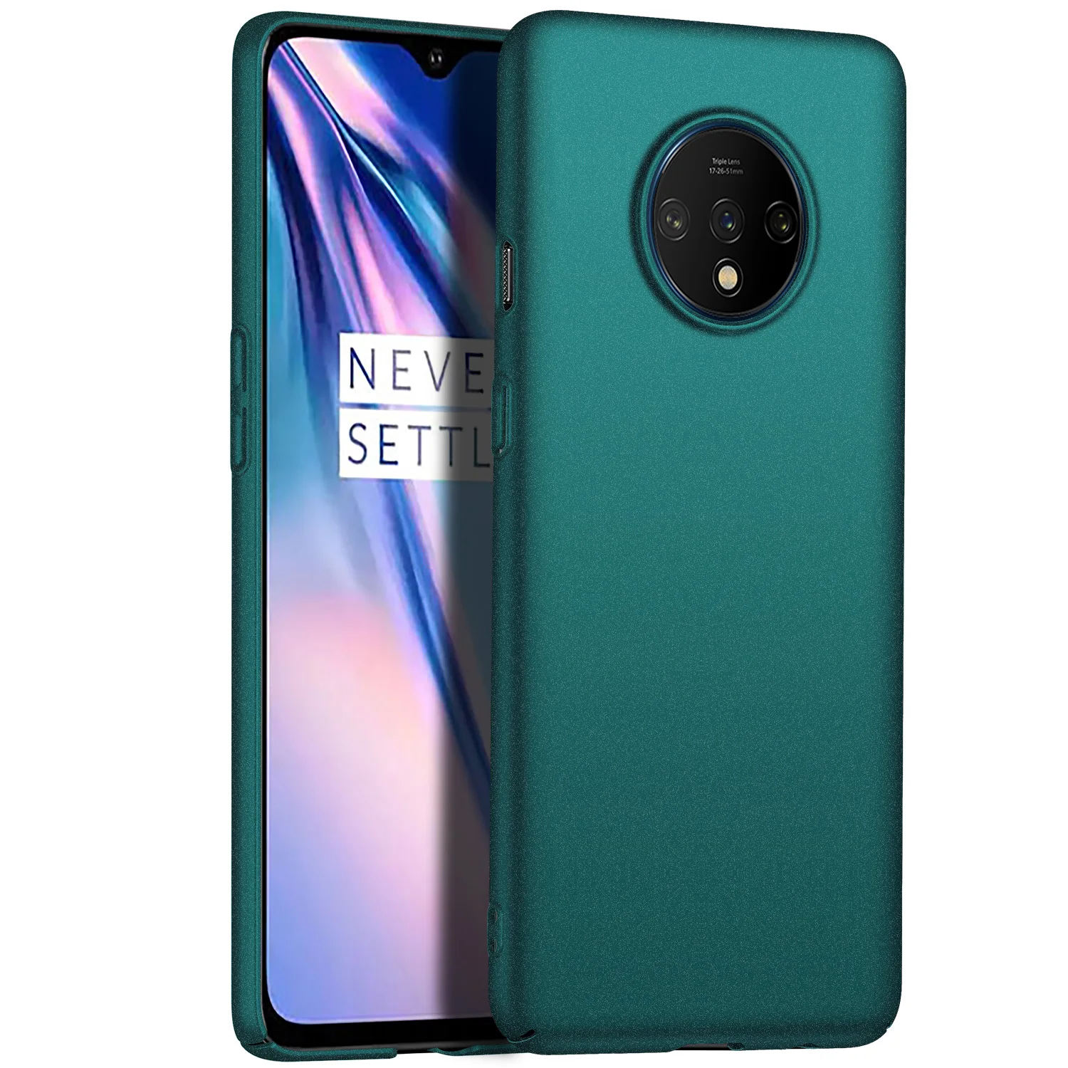 Для oneplus 7T Pro Чехол роскошный высококачественный Жесткий ПК Тонкий матовый защитный чехол на заднюю панель для one plus 7t oneplus 7t pro shell - Цвет: green