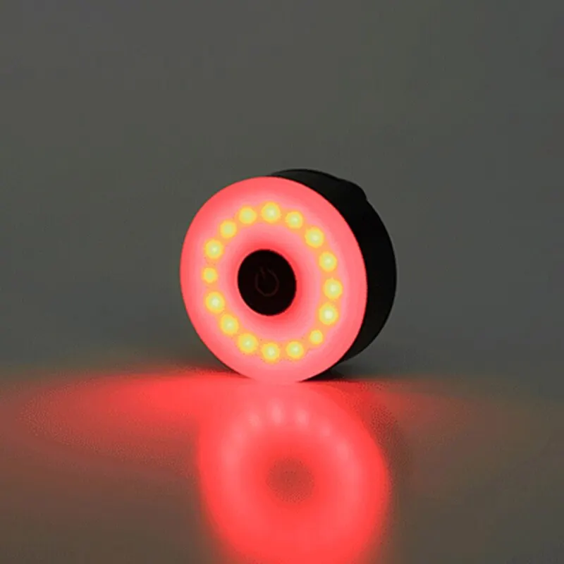 

Tocawe Waterproof USB Charge Cycling Tail Taillight Bike LED Light Bright Bike Rear Tail Light 5 Modes Bicycle LED Lamp