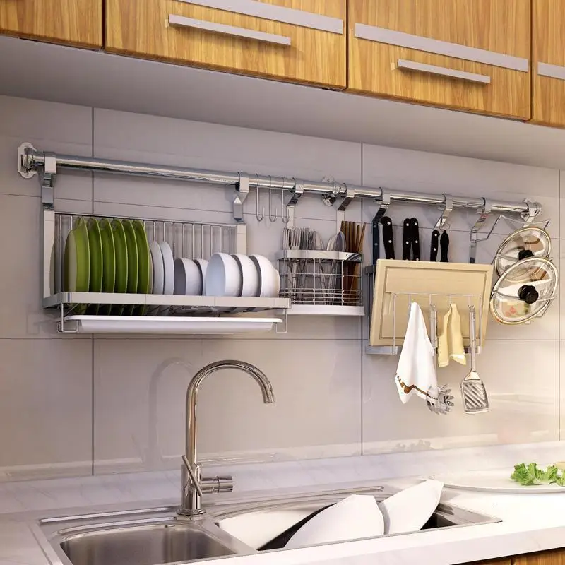 Almacenamiento Cocina, сушилка для холодильника, сушилка для посуды, принадлежности из нержавеющей стали, Cozinha Cuisine Mutfak, кухонный Органайзер