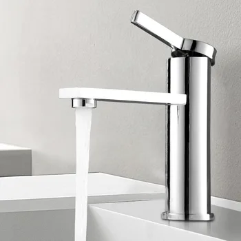 

Full Copper Electroplate Shower Room Water Tap Toilet Basin Platform Basin Hotel Hotel Hot And Cold Mixing Foramina Singulare