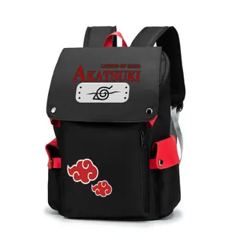 

Anime Uzumaki Naruto Backpack Capacity Cosplay Student Sasuke Schoolbags Csual Travel bags Oxford Mochila