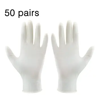 

50 Pair A level Disposable Latex Gloves Electronic Factory Laboratory Gloves Disposable Working Gloves 2019 NEW Arrival