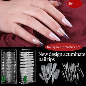 

Ultra-thin Fake Nails Pleated Non-trace Nail Tip Full Stick Short Version Of Droplet Tip False Nail Piece Box Full Cover Tool
