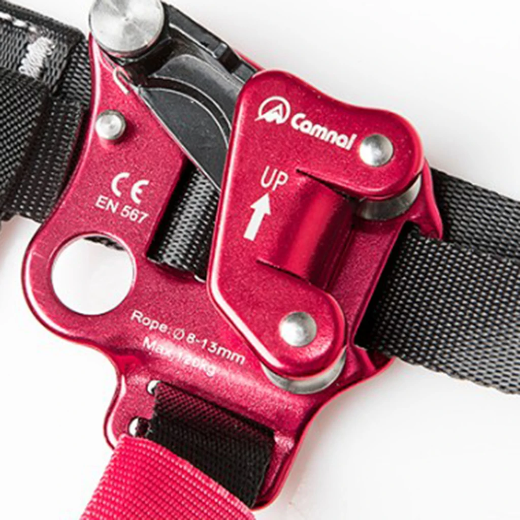 Left / Right Foot Climbing Ascender Riser Aviation Aluminum Tree Rock Climbing Fall Protection Equipment Gear