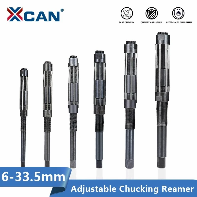 XCAN Adjustable Hand Reamer Machine Cutting Tools 6 7 8 9 10 11 12 13